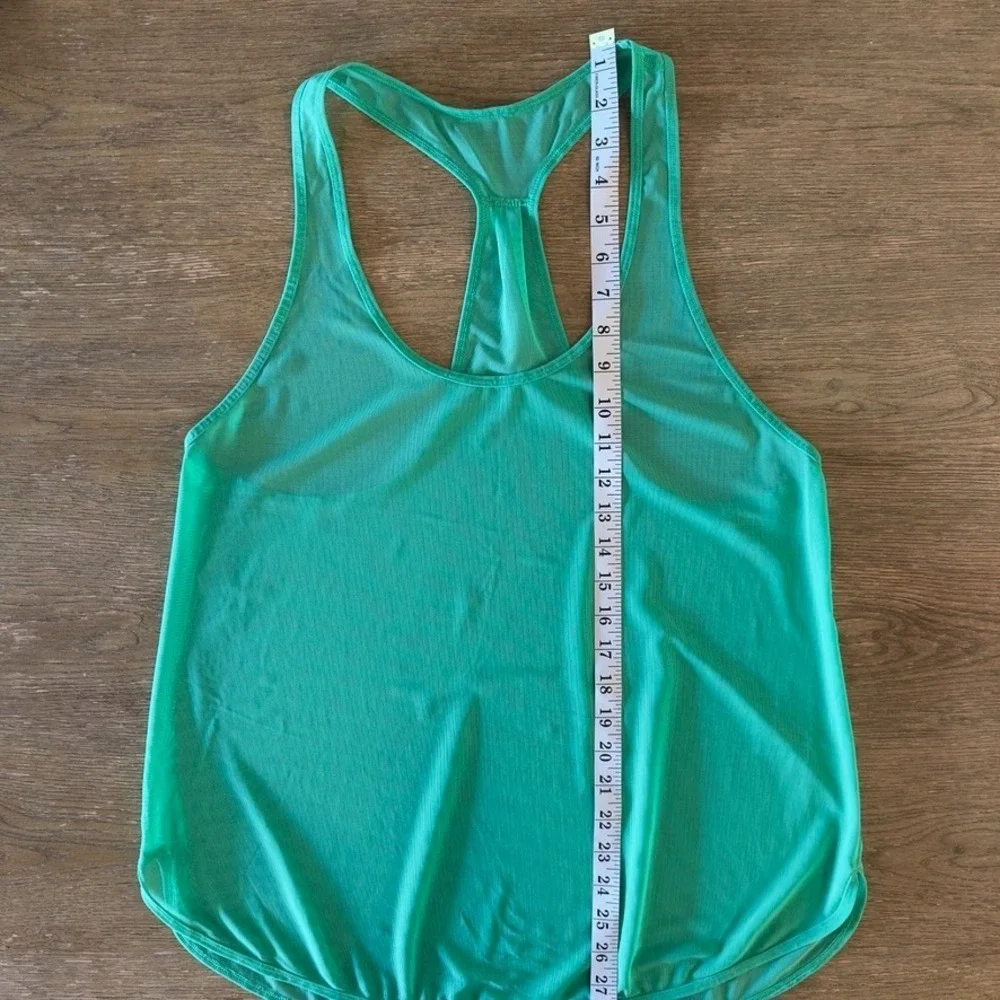 💚 Lululemon 105 Workout Gym Tank Top-Lightweight Mesh-Size 8-W1DR7S-Bali Breeze